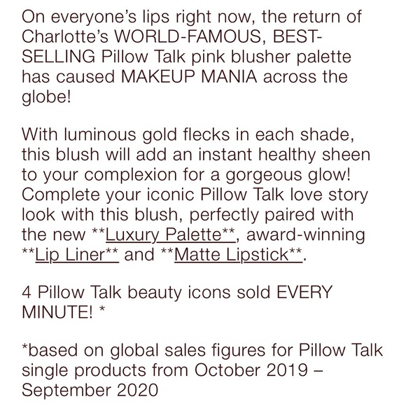 ✨Charlotte Tilbury CHEEK TO CHIC PILLOW TALK SWISH & GLOW BLUSHER - Picture 7 of 9